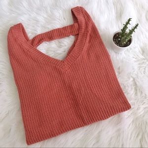 Open-knit Sweater Top